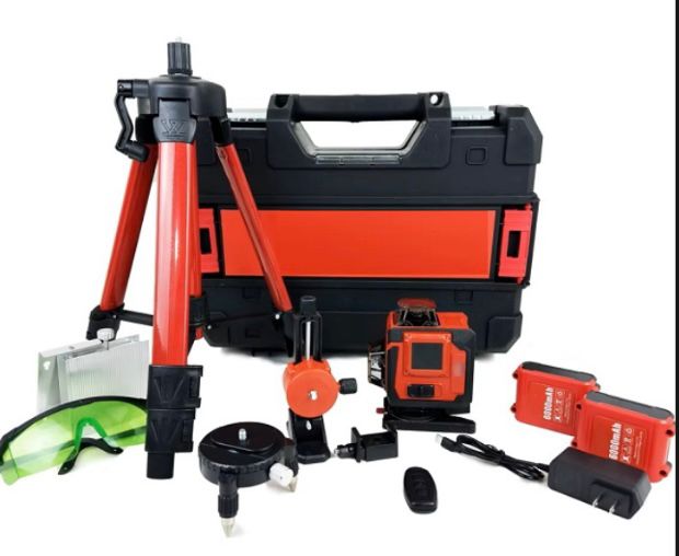 Nivelă Laser Profesională cu Rază Verde 360°