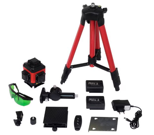 Nivelă Laser Profesională cu Rază Verde 360°