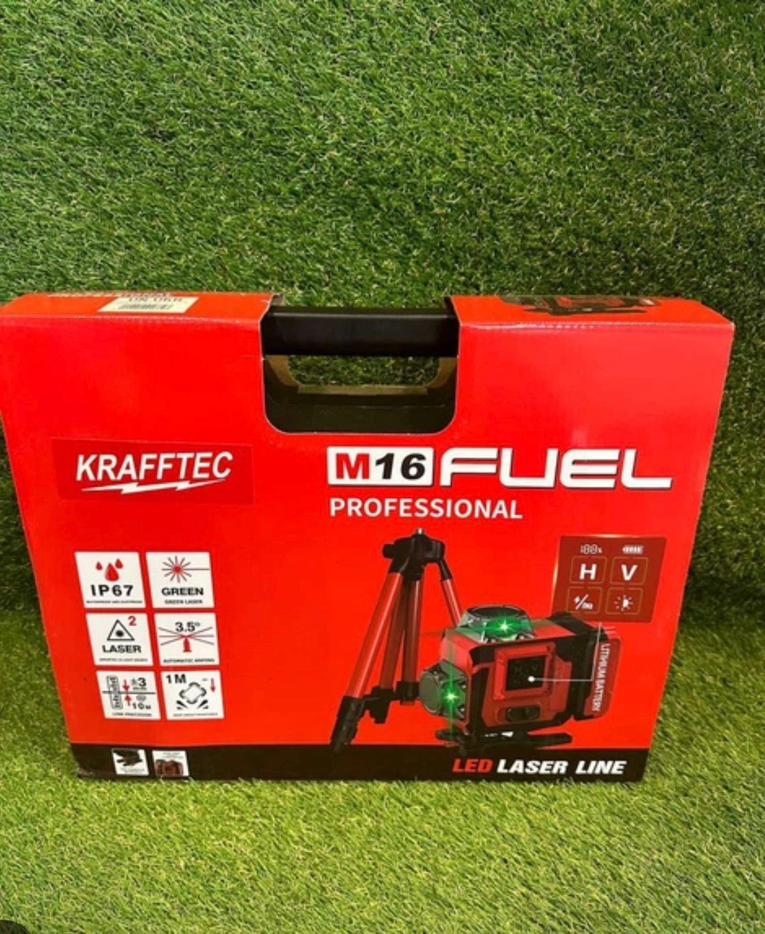 Nivelă Laser Profesională cu Rază Verde 360°