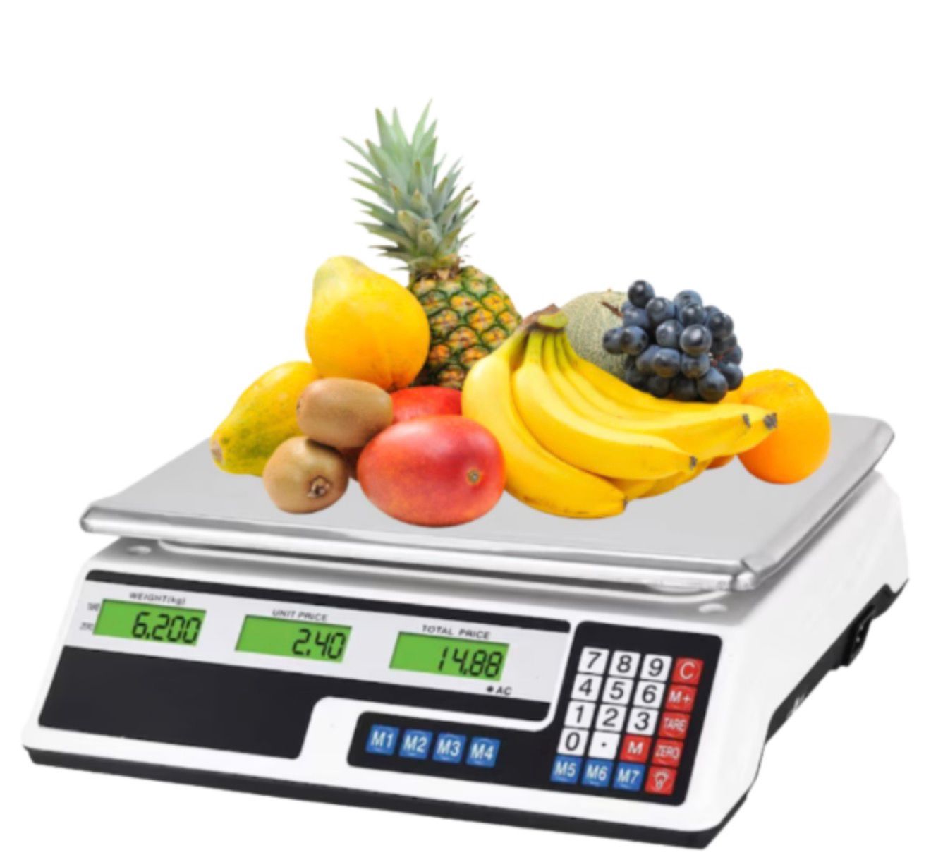 Cântar Electronic Comercial cu Display Dublu Iluminat — 40 kg