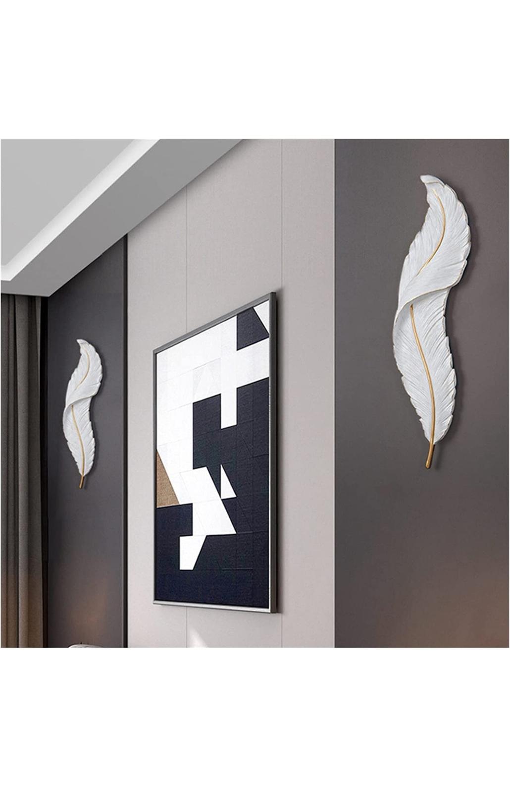Aplică ANT8001/90 F LED integrat  90 cm | rășină alb/auriu | 3 tipuri de lumină | design modern decorativ