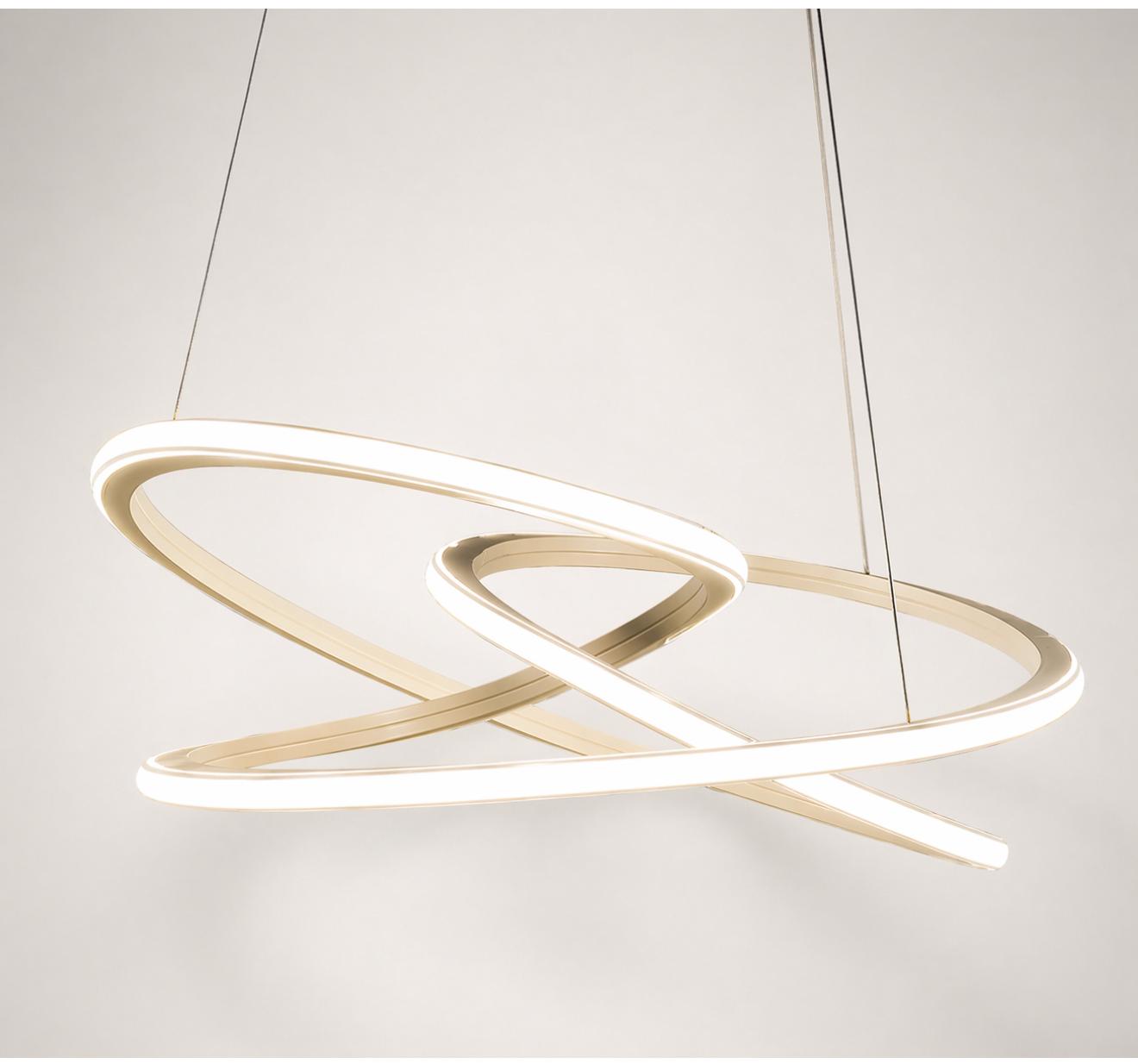 Lustră ANT4034  LED 60W | design modern simplu | Ø 50 cm | înălțime reglabilă